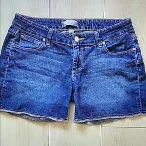 Blue Denim Women's Athletic Shorts